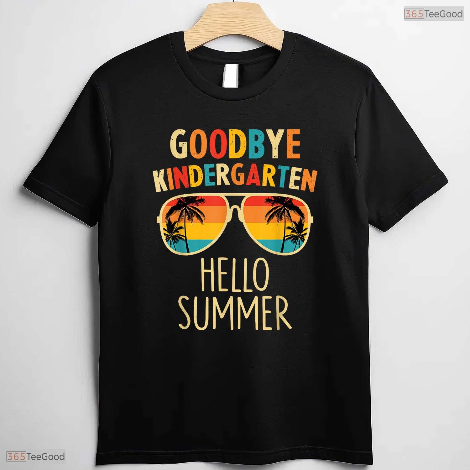 Awesome Goodbye Kindergarten Hello Summer Last Day Of School Graduation Boy T-Shirt