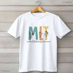 Retro Wildflower MLT Medical Laboratory Technician Clinical Graduation T-Shirt