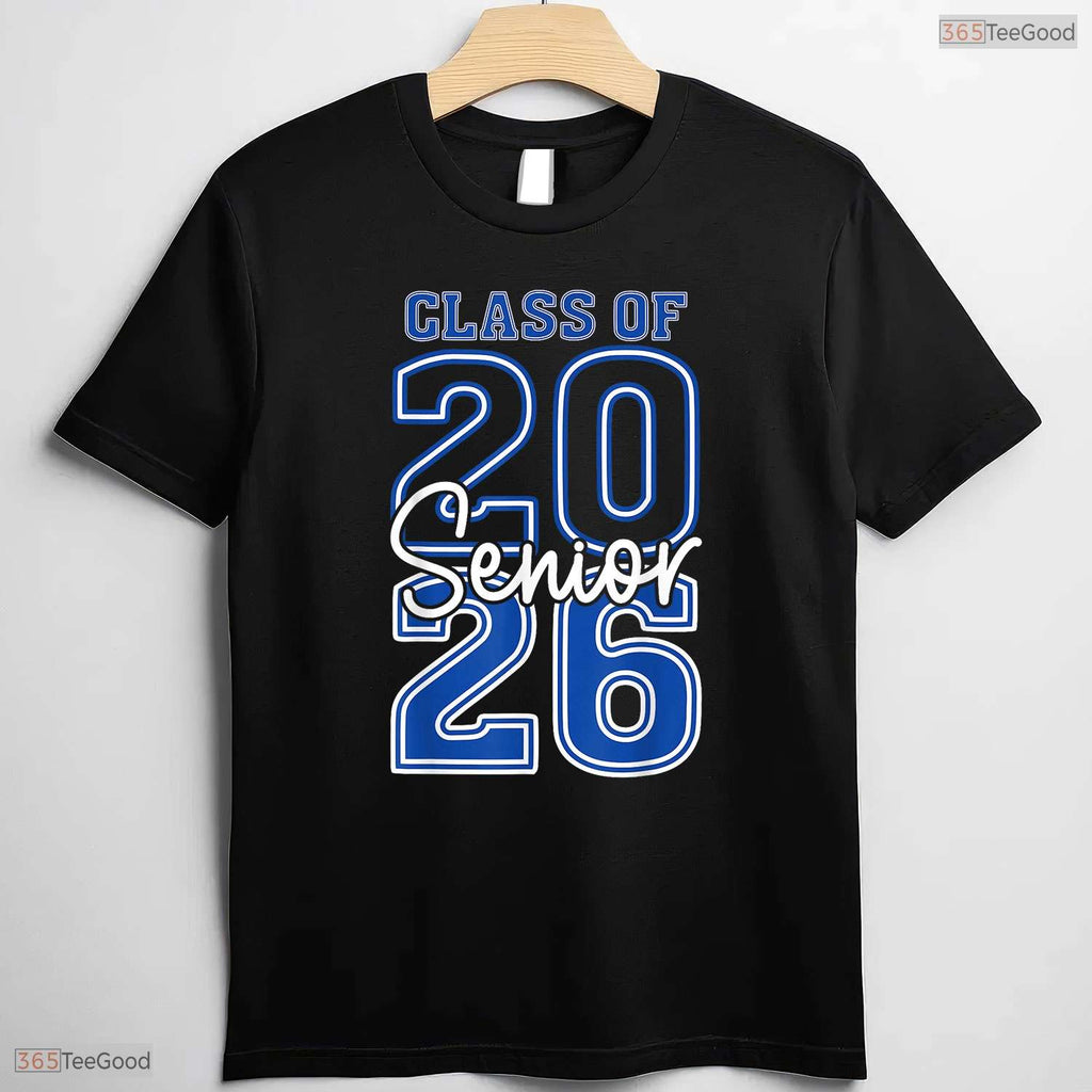 Class Of 2026 Senior Retro First Day Vintage High School Graduation Party Shirt