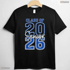 Class Of 2026 Senior Retro First Day Vintage High School Graduation Party Shirt