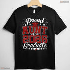 Supportive Proud Aunt Of A 2026 Graduate Senior Class Graduation Ceremony T-Shirt