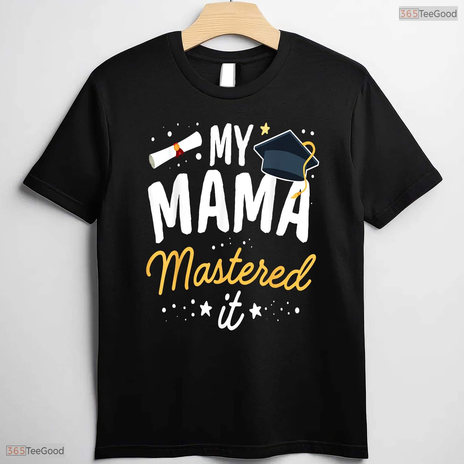 My Mama Mastered It Class Of 2026 Masters Degree Family Graduation Kids T-Shirt