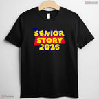 Groovy Senior 2026 Class Of 2026 Graduate High School Vintage Celebration Shirt