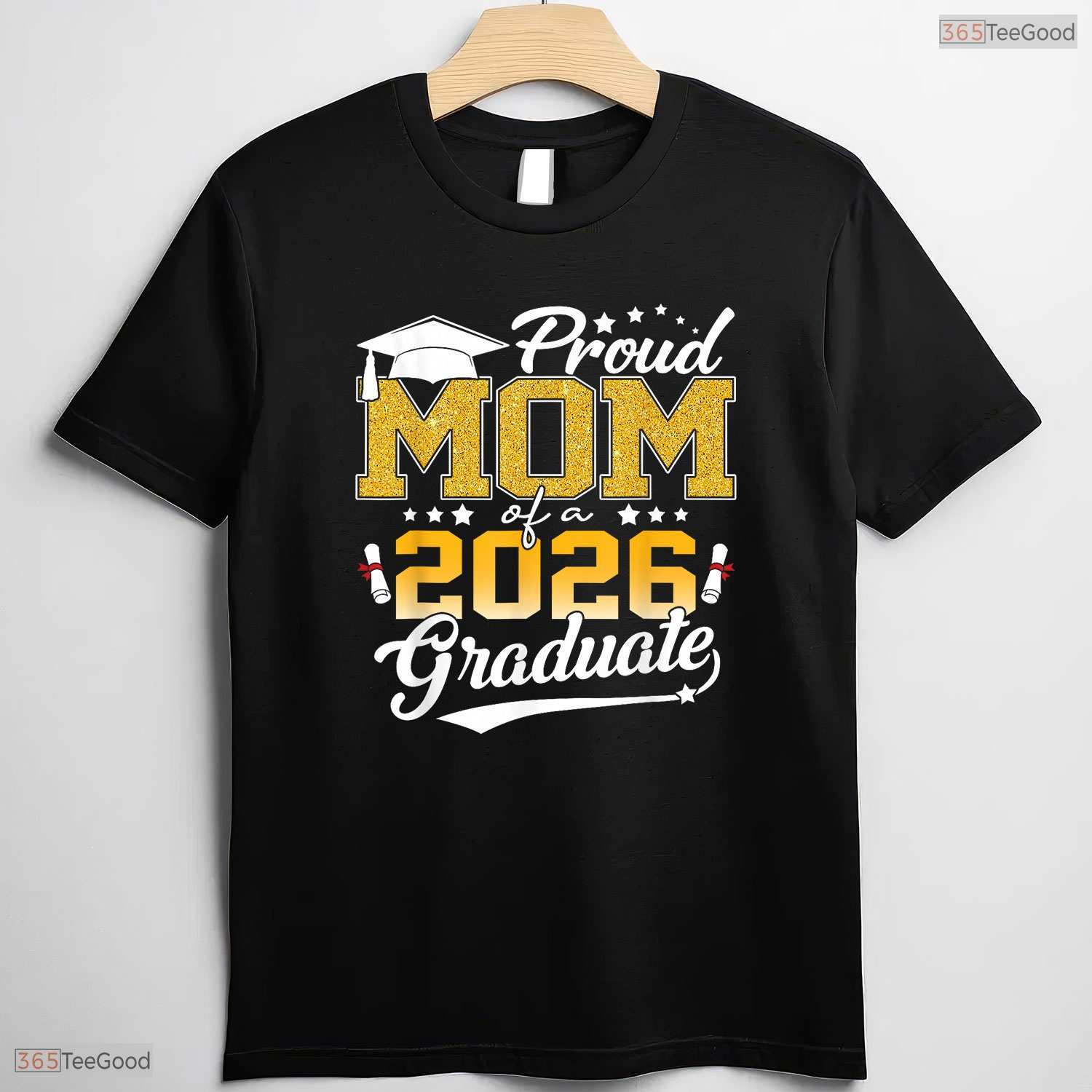 Senior Mom 2026 Proud Mother Of A Class Of 2026 Graduate Celebration T-Shirt