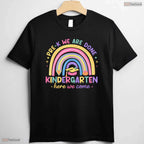 Last Day Pre-K Done Kindergarten Here We Come Cute Moving Up Graduation Kids T-Shirt