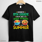 Goodbye 8th Grade Hello 9th Grade Summer Middle School Transition Graduation T-Shirt