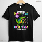 Cute So Long Kindergarten Graduation Class 2026 Dinosaur Kids Boy Celebration Shirt