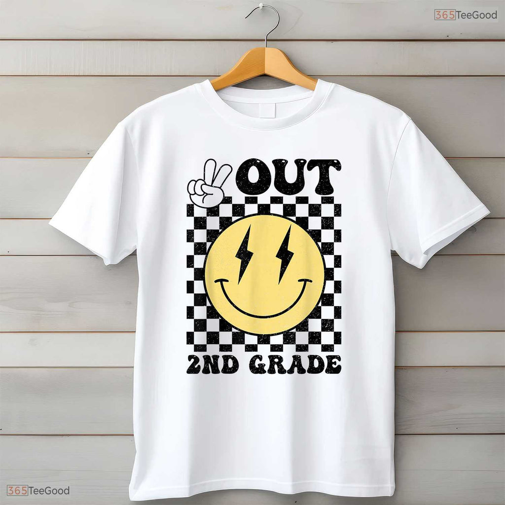 2nd Grade Graduation Last Day Of Second Grade Moving Up Ceremony Boys Teacher T-Shirt