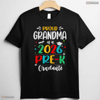 Proud Grandma Of A 2026 Pre-K Graduate Early Childhood Moving Up Ceremony T-Shirt
