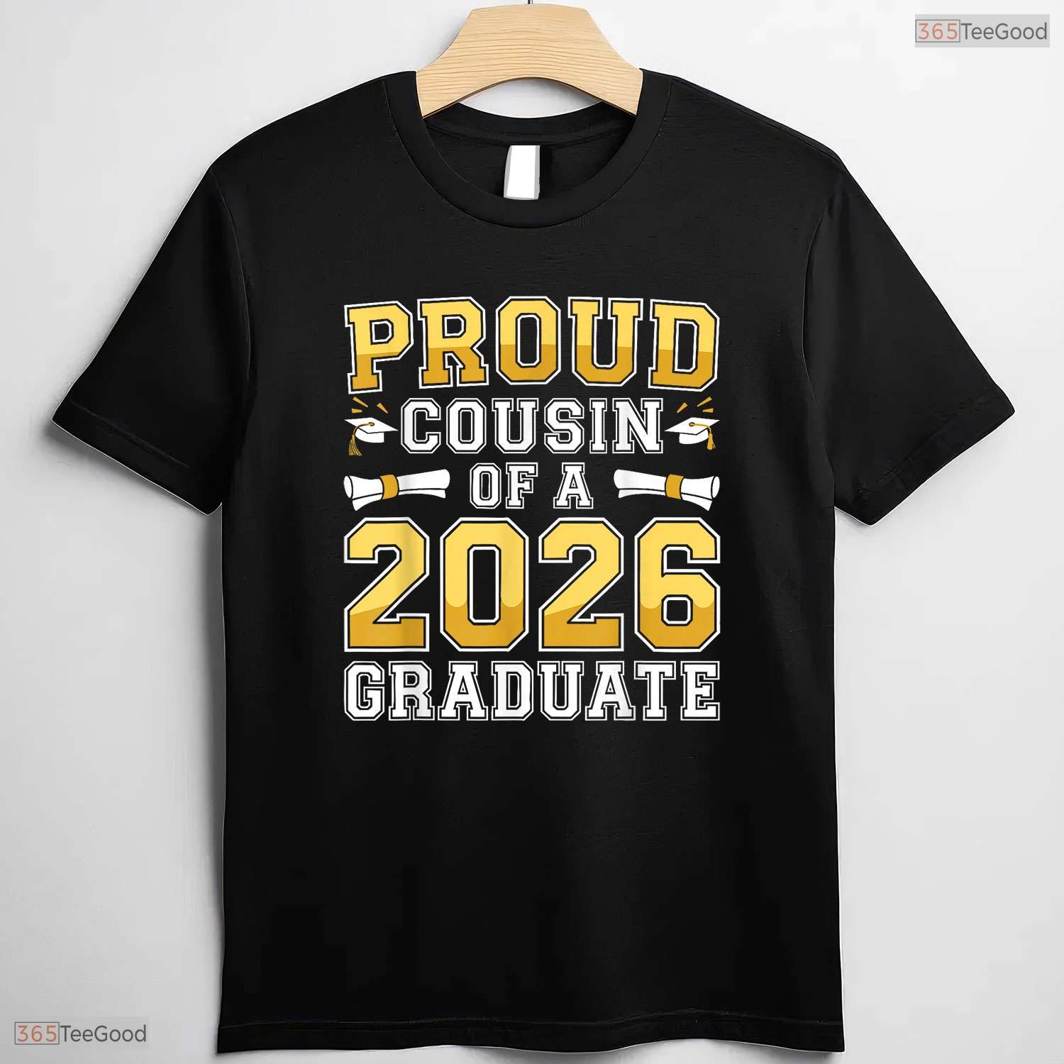 Proud Cousin Of A Class Of 2026 Graduate High School Family Party T-Shirt