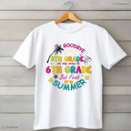 Goodbye 5th Grade Hello Middle School Summer Break Youth Graduation Shirt