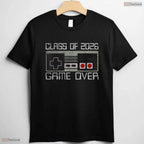 Funny Game Over Class Of 2026 Senior Video Gamer High School Graduation Shirt