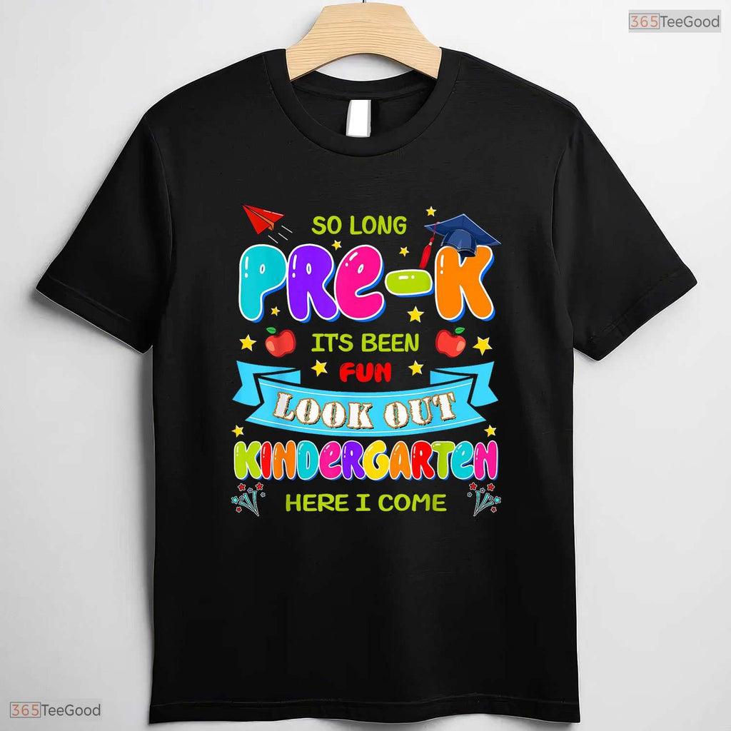 Colorful Preschool Graduation 2025 Pre-K Graduate Kids Boys And Girls Party T-Shirt