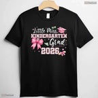 Adorable Little Miss Kindergarten Grad 2026 Girls Kids Graduation Ceremony T-Shirt