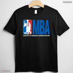 MBA Masters Degree Graduation Funny Basketball Pun University Graduate T-Shirt