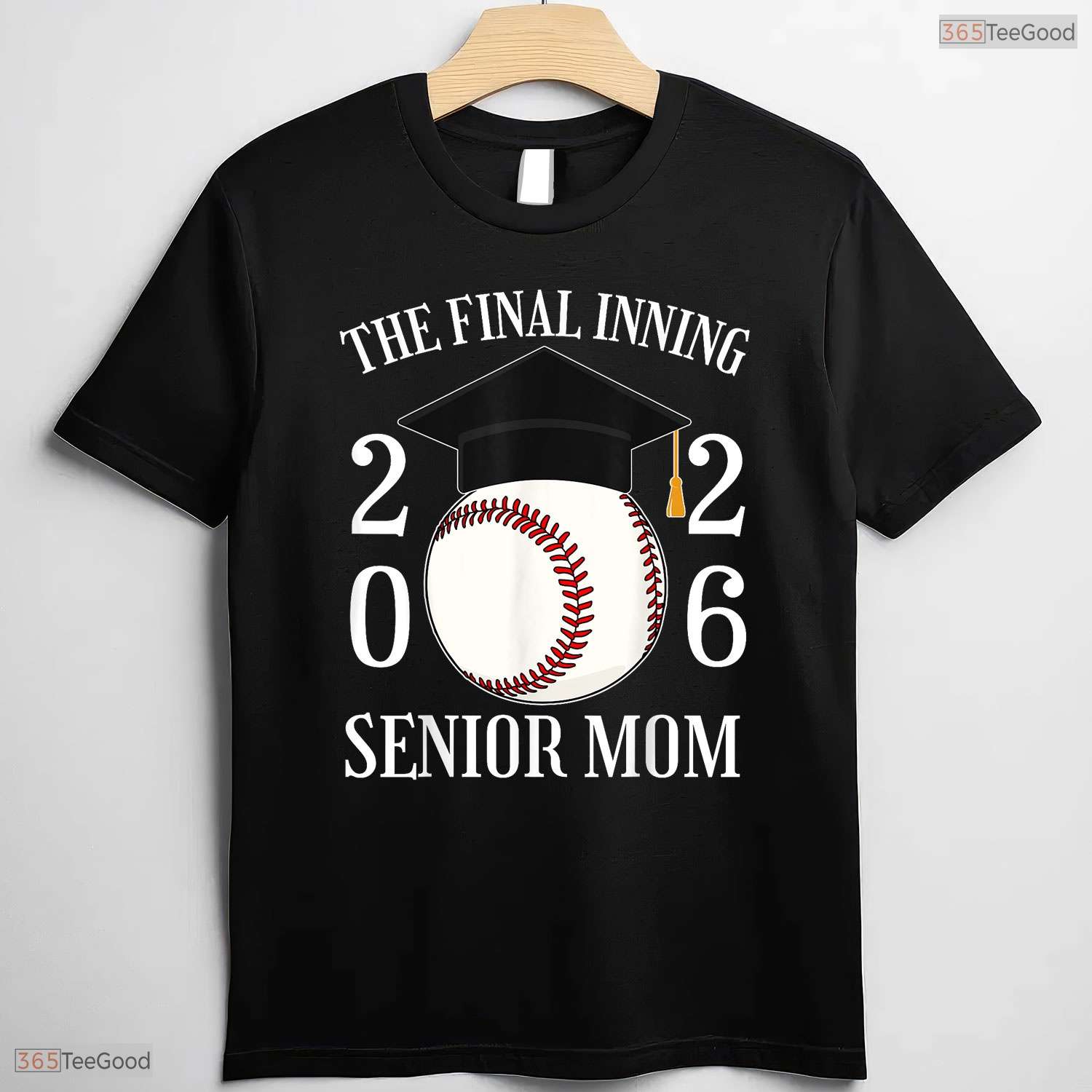 The Final Inning Senior Baseball Mom Class Of 2026 Graduate Sports Team T-Shirt