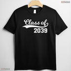 Class Of 2039 Grow With Me First Day Of School Milestone Youth Graduation Shirt