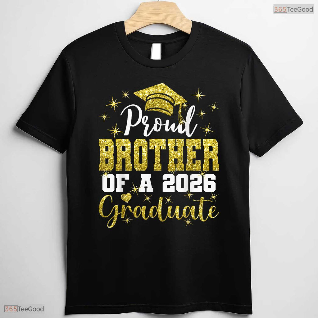 Super Proud Brother Of A 2026 Graduate High School Senior Commemoration Shirt