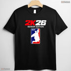 Class Of 2026 Senior Year Gamer Style Basketball Athlete Graduation T-Shirt