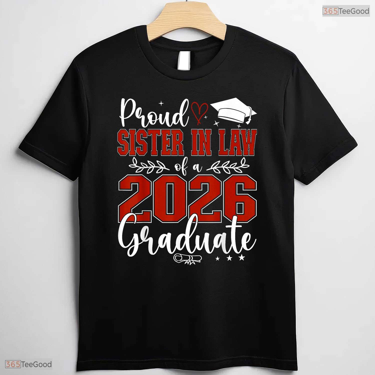 Proud Sister In Law Of A Class Of 2026 Graduate High School Senior T-Shirt