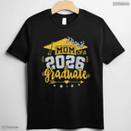 Proud Mom Of A 2026 Graduate High School Senior Mother Ceremony Party T-Shirt