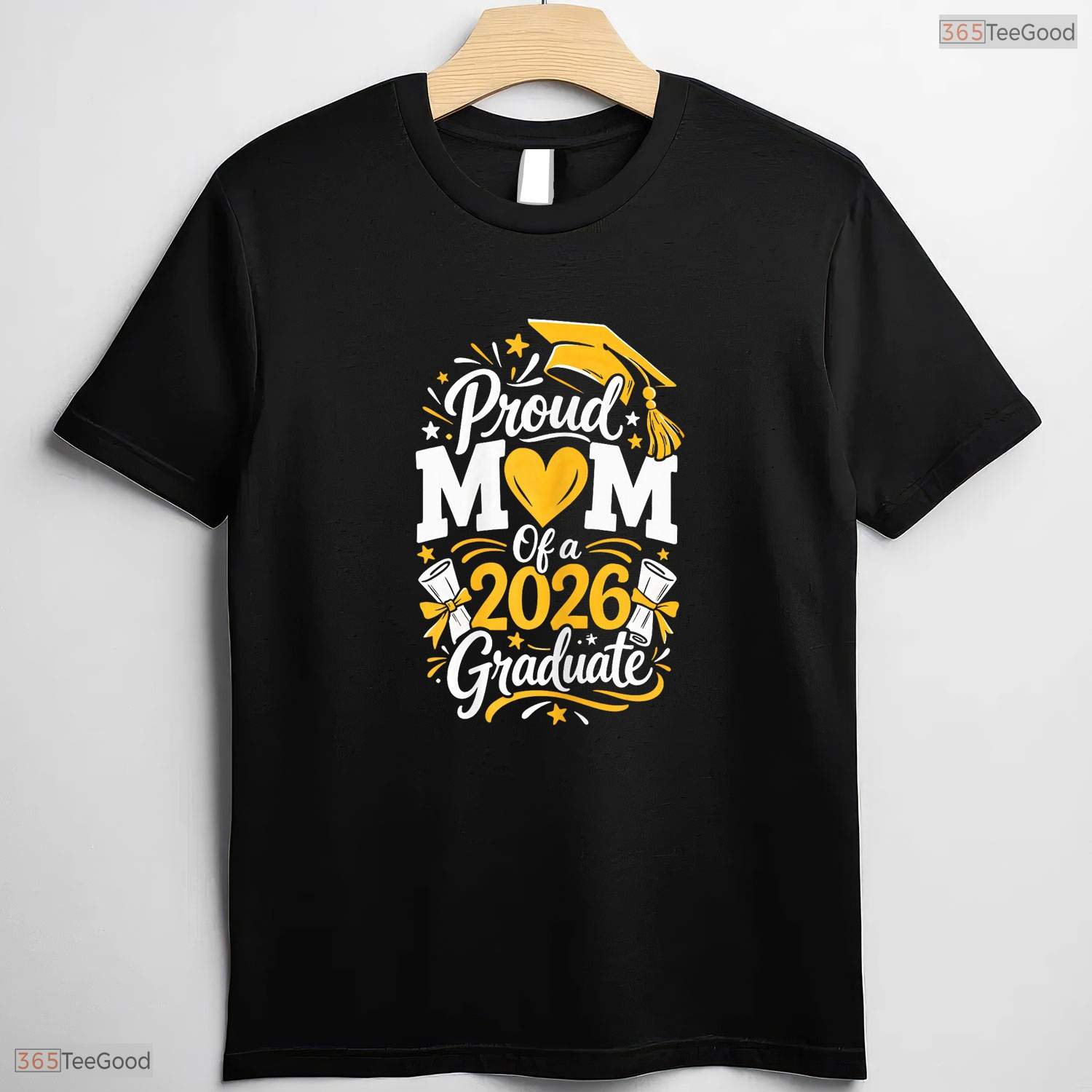Proud Mother Of A 2026 Graduate University College Ceremony Celebration Shirt