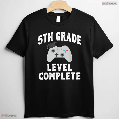 5th Grade Gamer Graduation Class Of 2026 Video Game Lover Moving Up T-Shirt