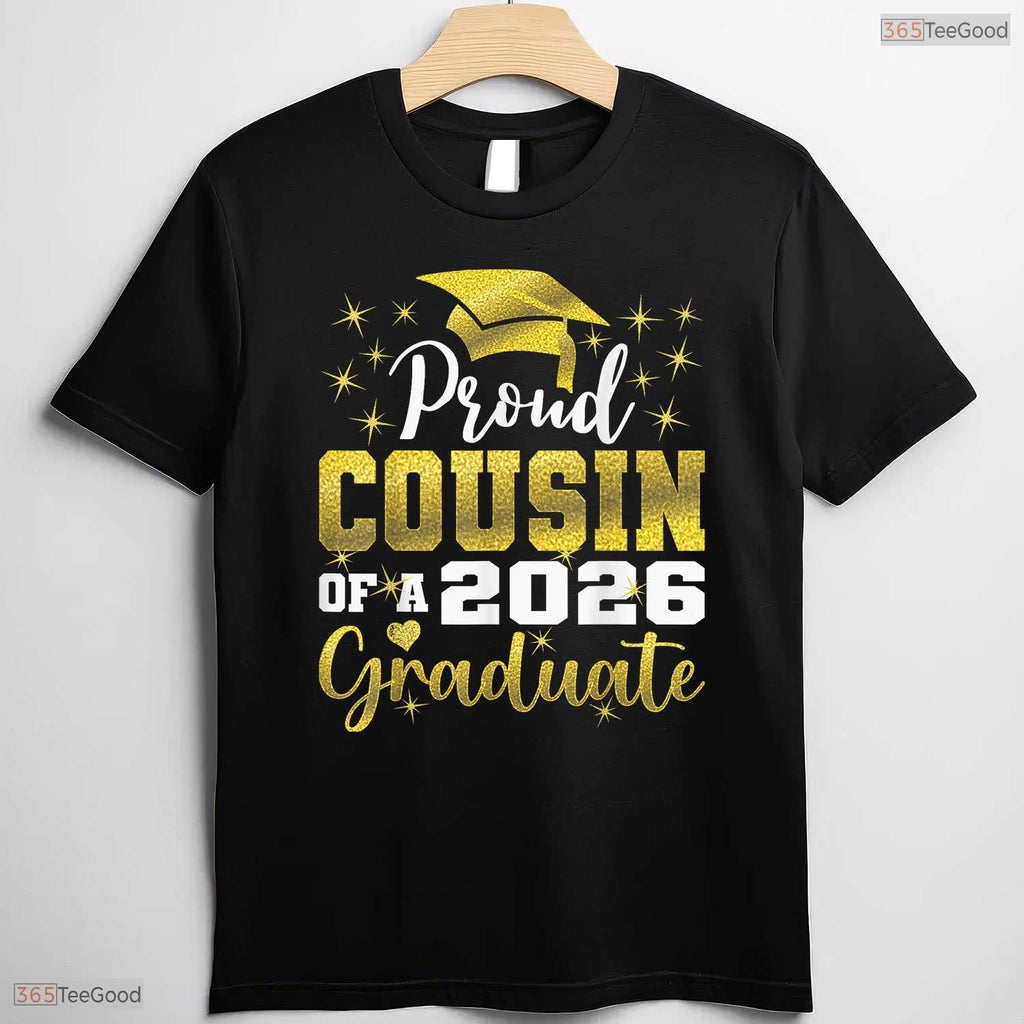 Super Proud Cousin Of A 2026 Graduate High School Senior Party T-Shirt