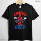 Comic Book Hero Style Amazing Graduation Class Of 2026 Senior Student Party T-Shirt
