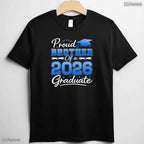 Awesome Proud Brother Of A 2026 Graduate High School Family Party T-Shirt