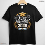 My Aunt Mastered It Class Of 2026 Masters Degree Family Graduation Party T-Shirt