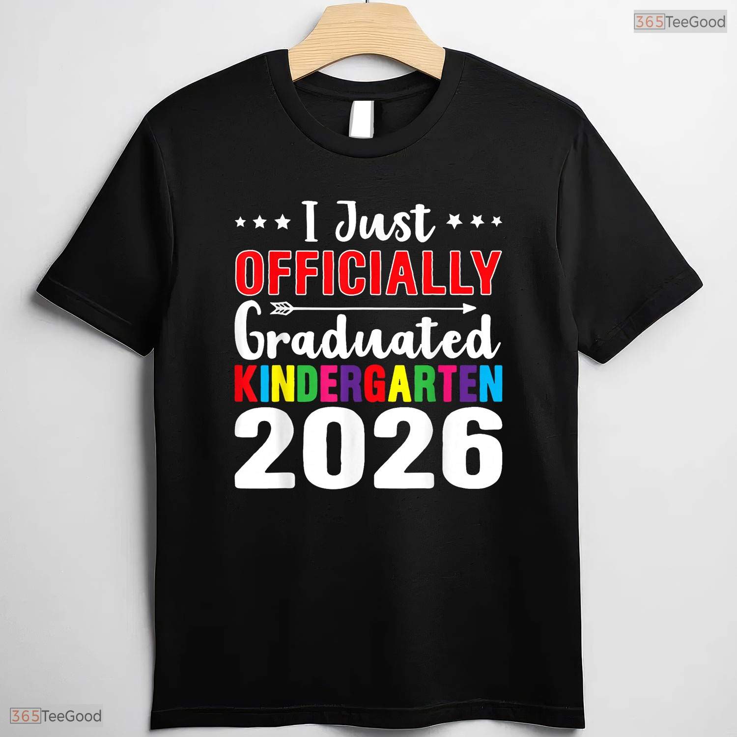 Proudly I Officially Graduated Kindergarten Graduation Class Of 2026 Ceremony T-Shirt