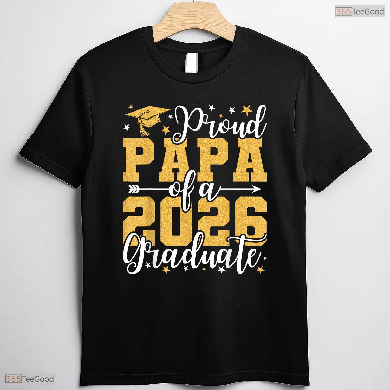 Proud Papa Of A 2026 Graduate High School Senior Dad Matching Family T-Shirt