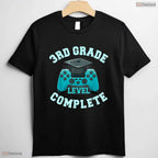 3rd Grade Level Complete Funny Video Gamer Boys Elementary Graduation T-Shirt