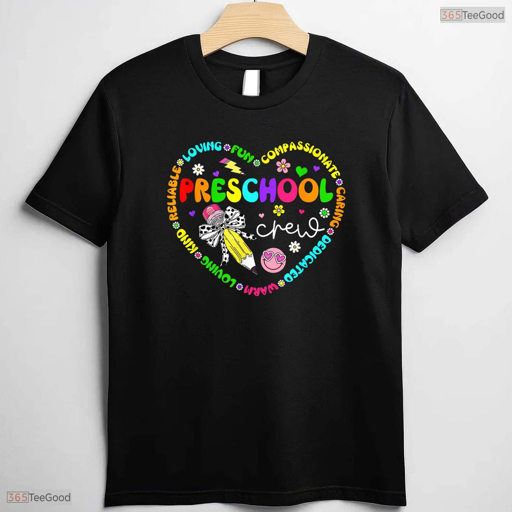 Preschool Crew Back To School Pre K Teacher Student Graduation Moving Up Shirt