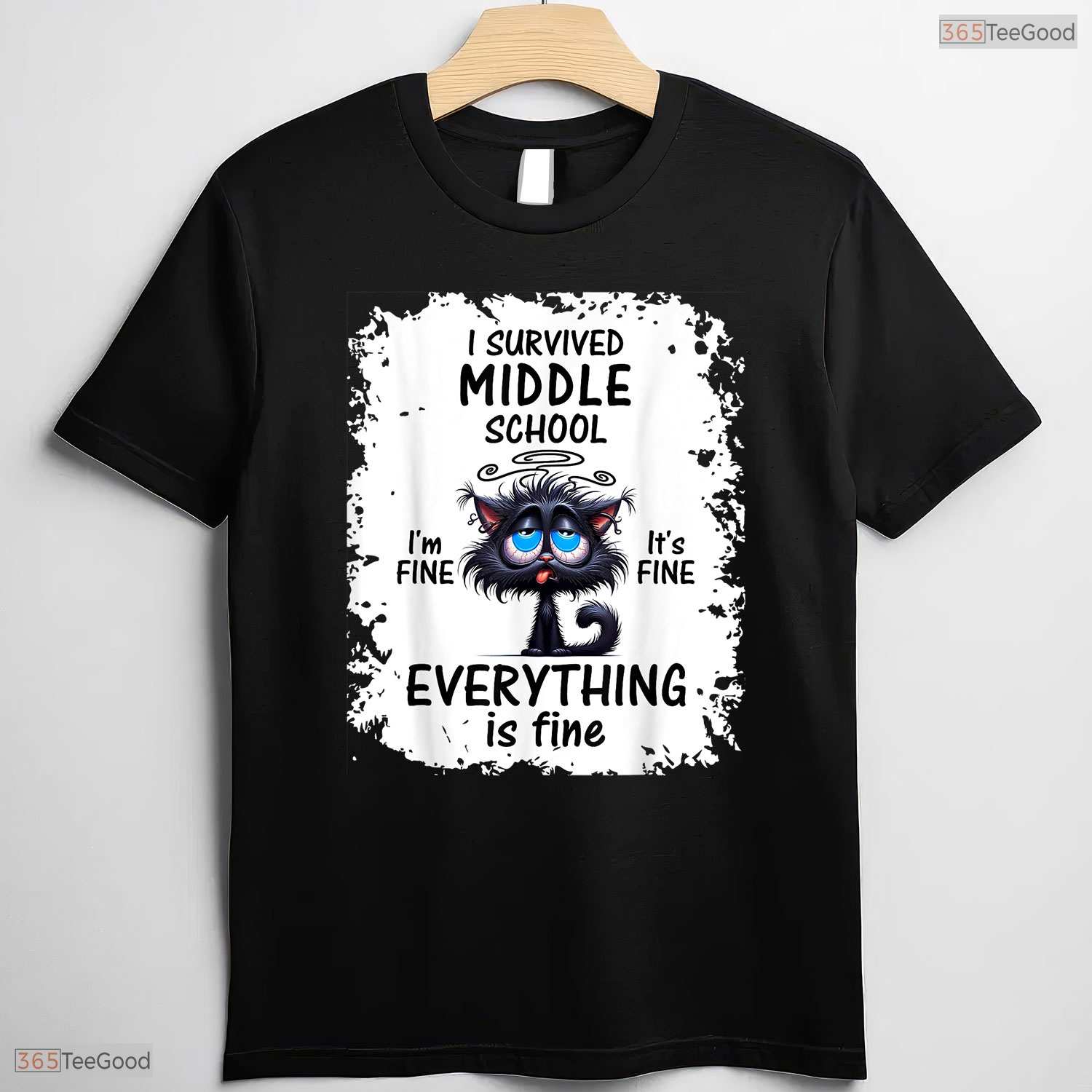 Funny I Survived Middle School Graduation Class Of 2026 Student Commemorative T-Shirt
