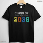 Class Of 2039 Grow With Me First Day Of School Milestone Youth Graduation Party Shirt