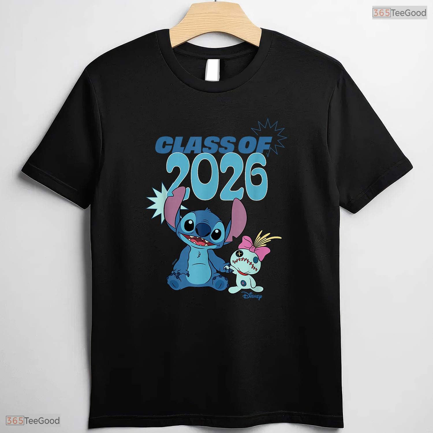Cute Tropical Alien Theme Class Of 2026 Graduation Stars Senior Celebration T-Shirt