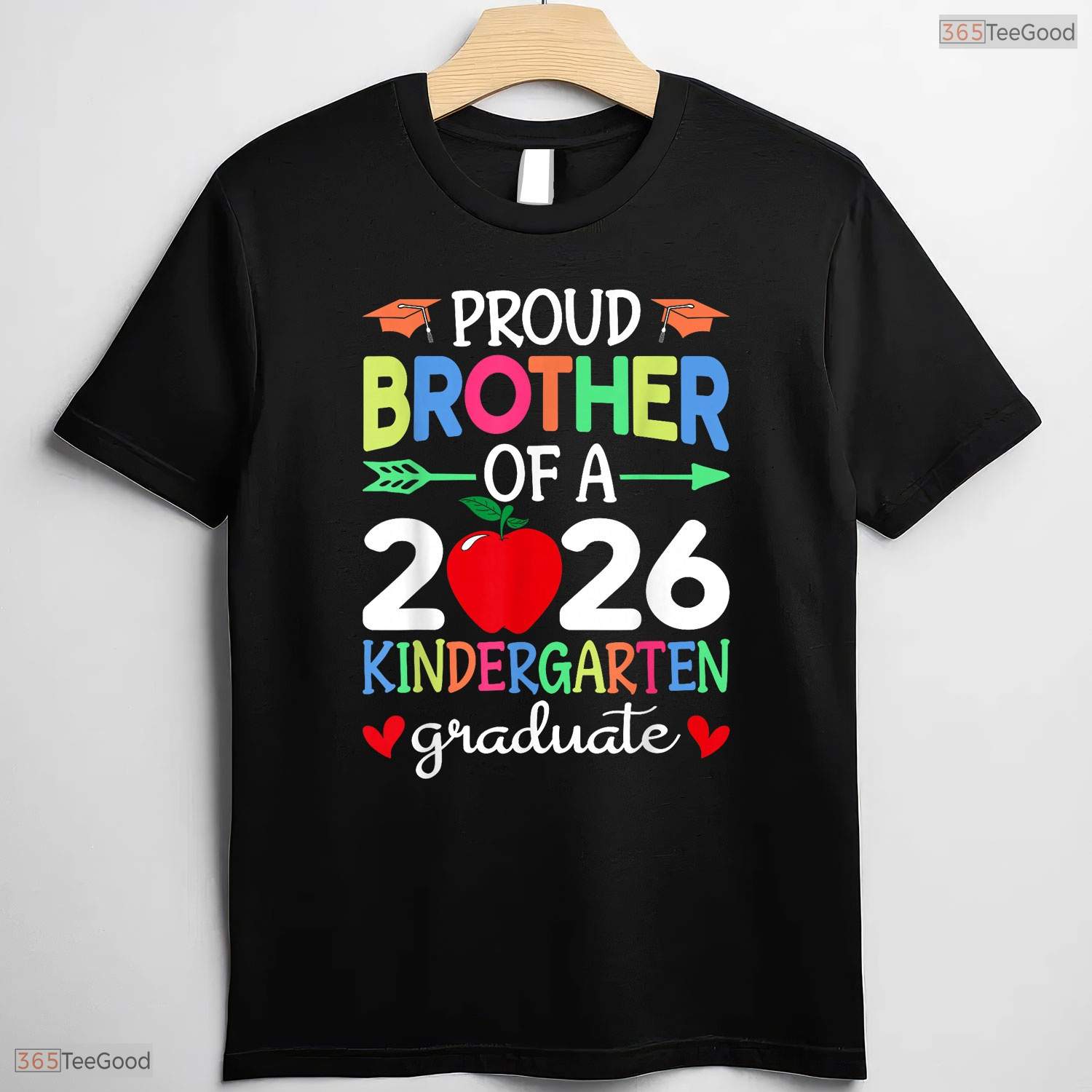 Proud Brother Of A 2026 Kindergarten Graduate Early Childhood Moving Up Ceremony Shirt