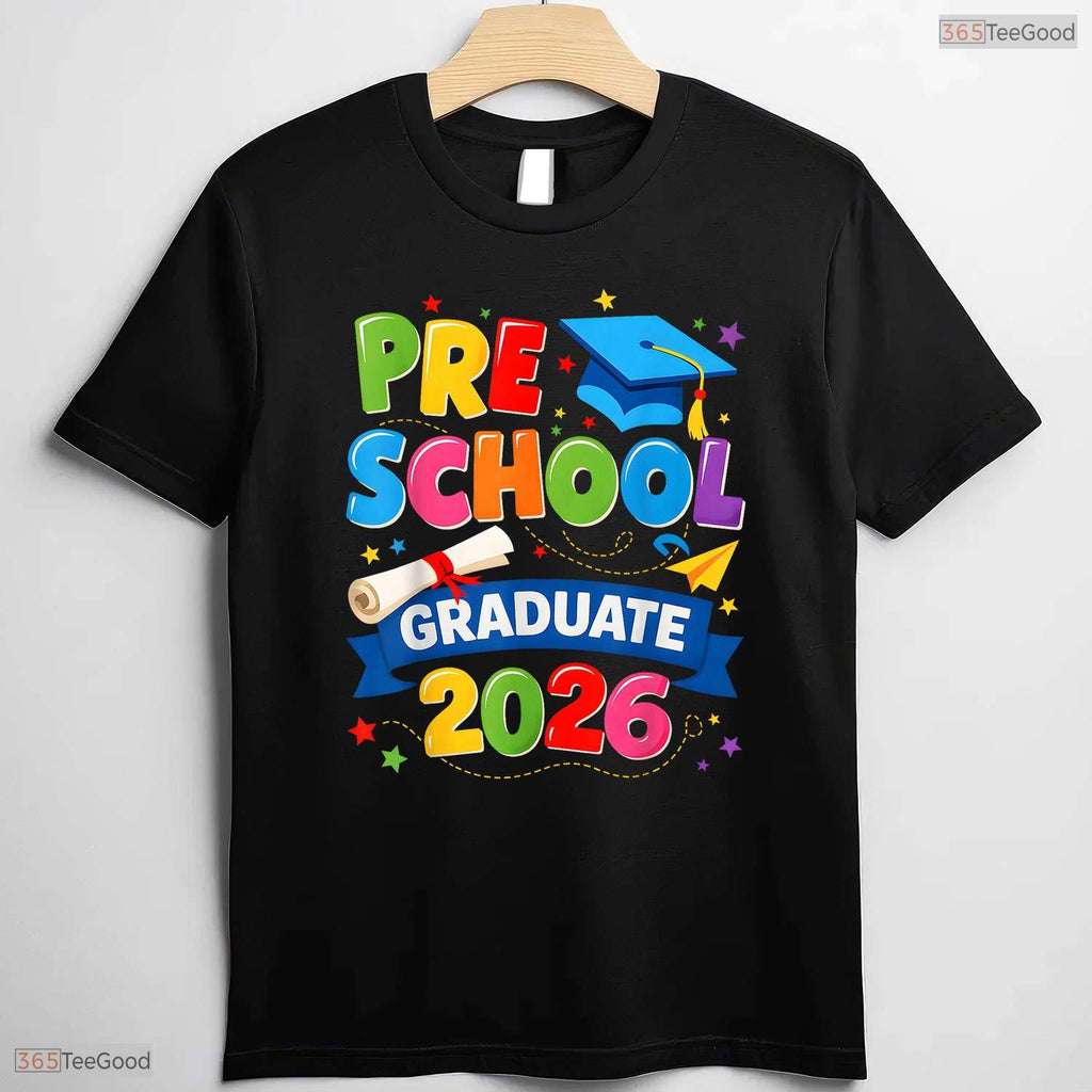 Awesome Preschool Graduation 2026 Pre-K Graduate Kids Boys And Girls Party T-Shirt
