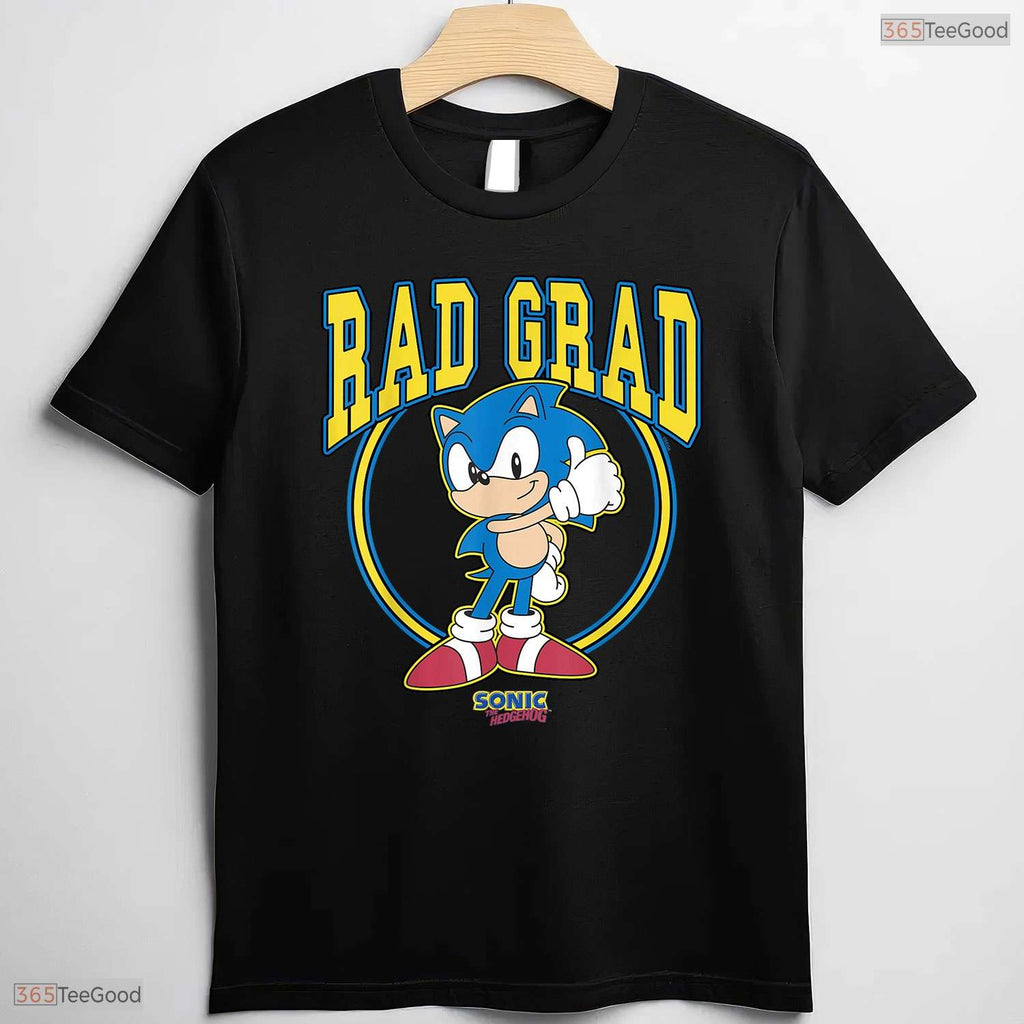 Awesome Fast Blue Gamer Character Rad Grad Thumbs Up Graduation Boys T-Shirt
