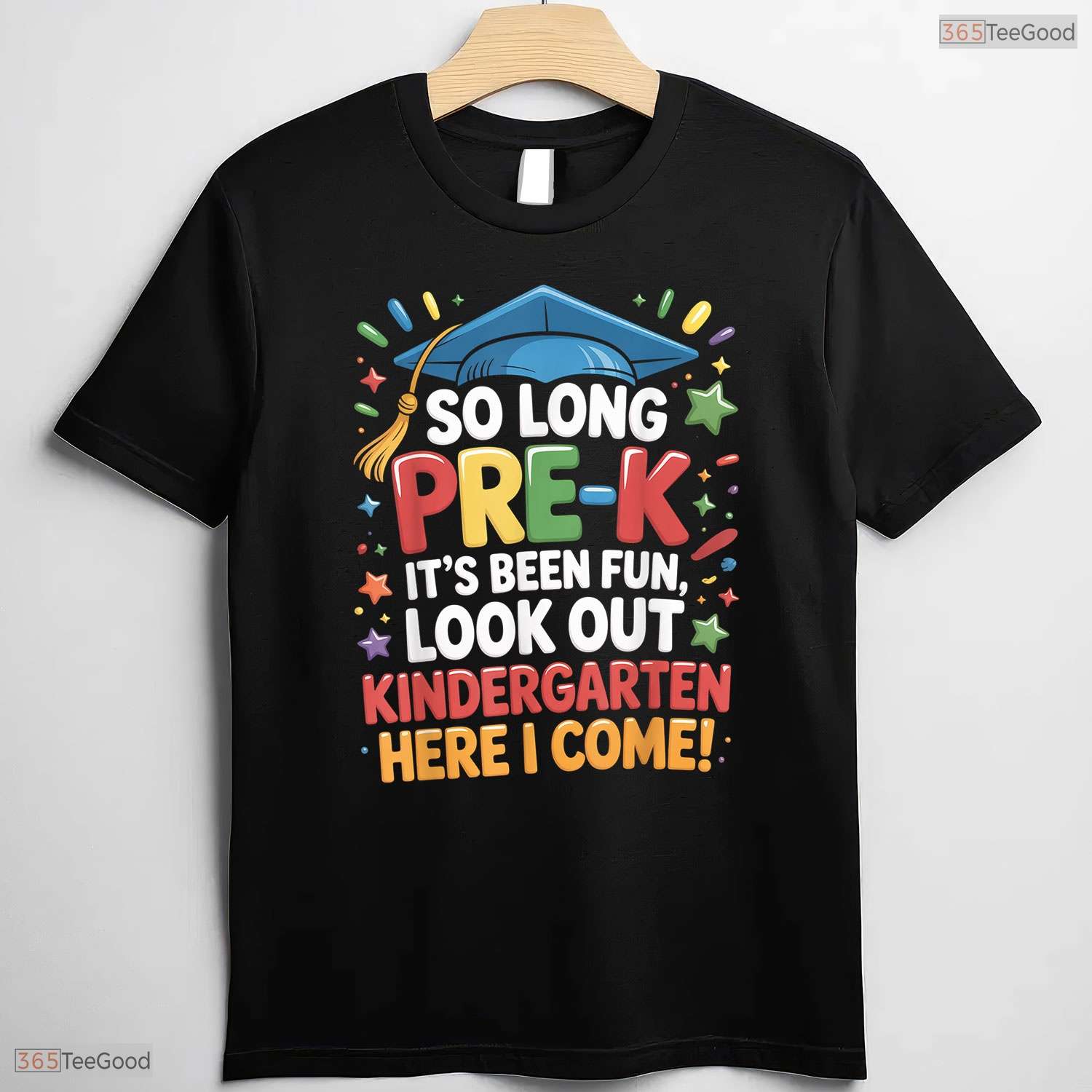 Fun So Long Pre-K Preschool Grad Kindergarten Here I Come Kids Boy T-Shirt