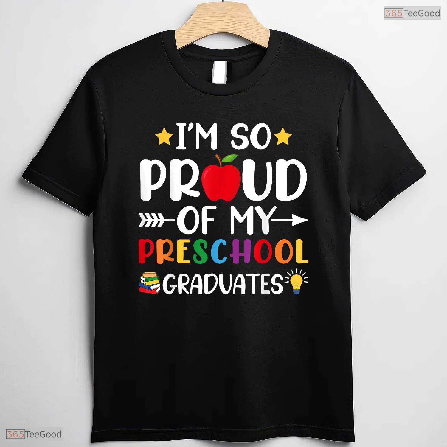 Supportive Proud Of My Preschool Graduates Last Day Of School Teacher T-Shirt