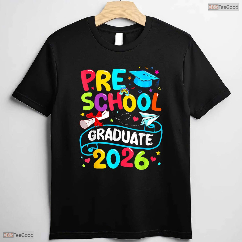 Hilarious Preschool Graduate 2026 Pre-K Grad Funny School Graduation T-Shirt