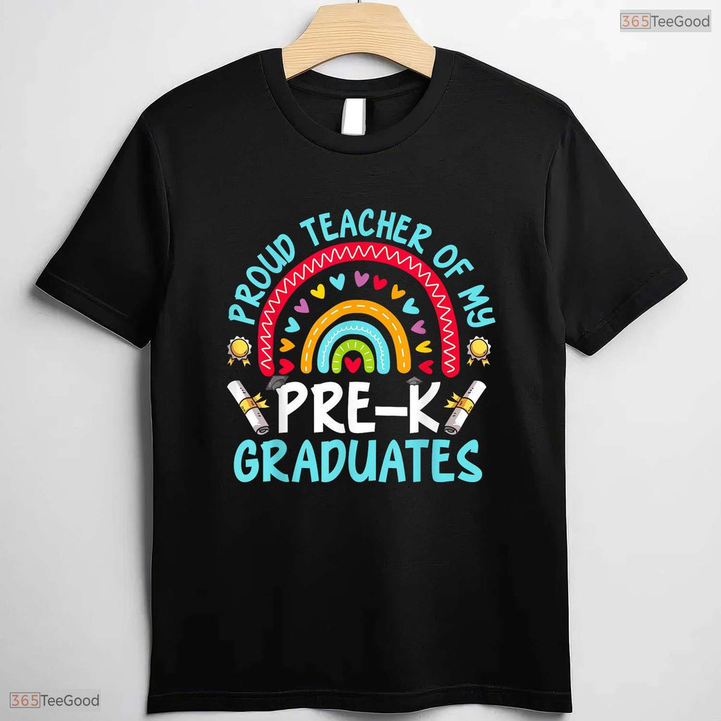 Loving Proud Teacher Of My Pre-K Graduates Last Day Of School Party T-Shirt