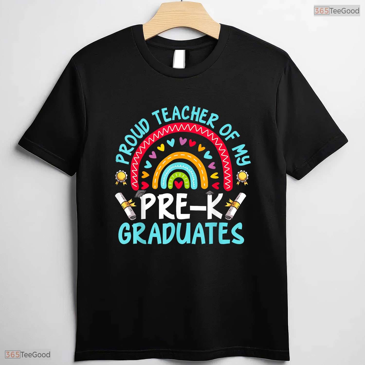 Loving Proud Teacher Of My Pre-K Graduates Last Day Of School Party T-Shirt