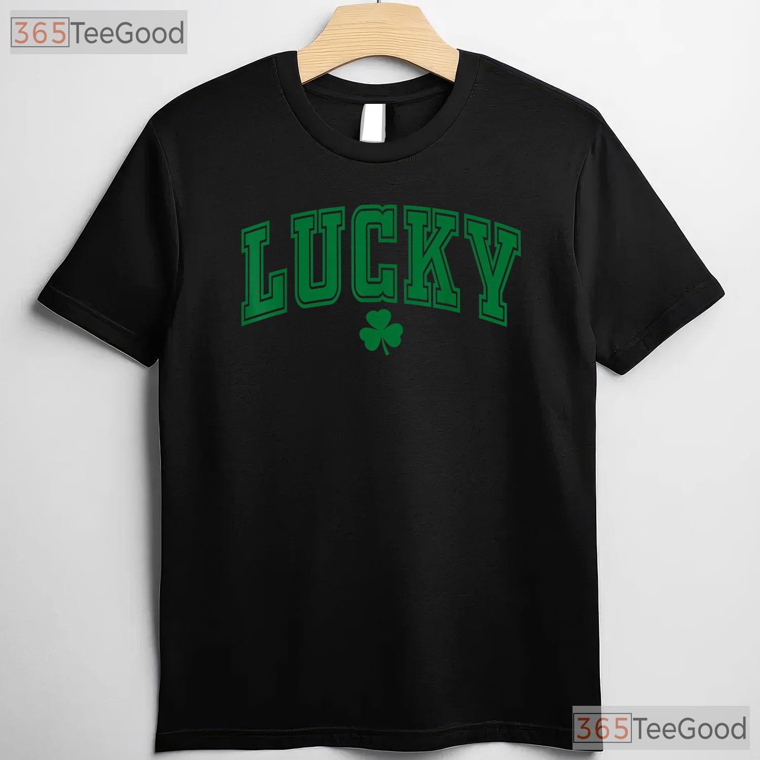 Lucky Shamrock St Patricks Day T-Shirt Classic Irish Green Men Women