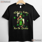 Roll Fatty For St Paddys Marijuana St Patricks Day T-Shirt 420 Weed Tee