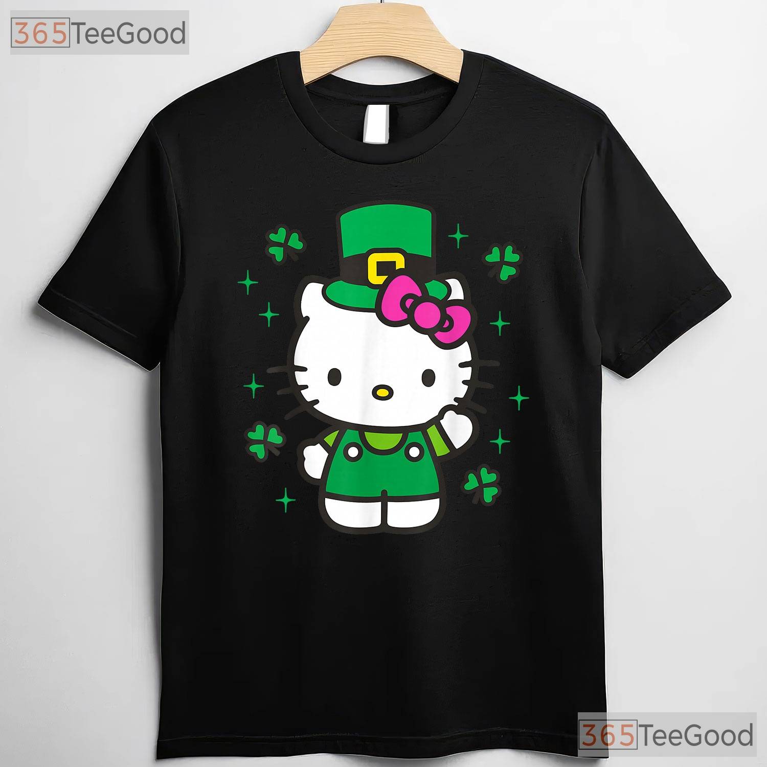 Hello Kitty Leprechaun Suit St Patricks Day T-Shirt Cute Sanrio Irish Green