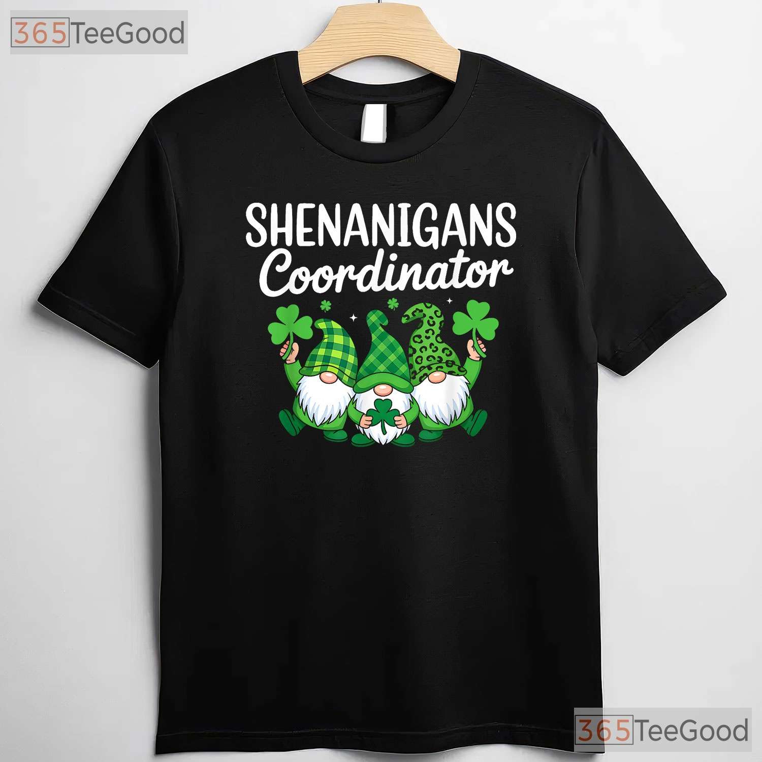 Shenanigans Coordinator Gnome St Patricks Day T-Shirt Funny Group Squad